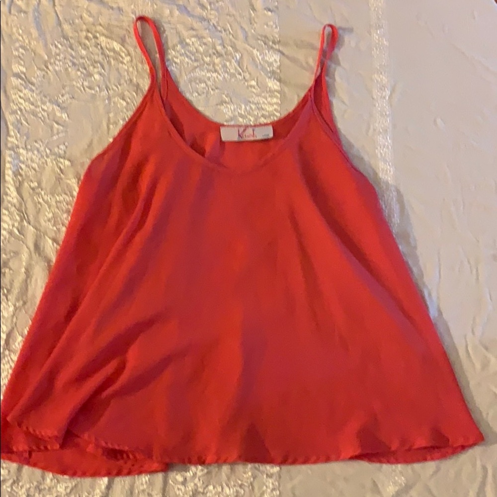 Salmon Flowey cropped Cami